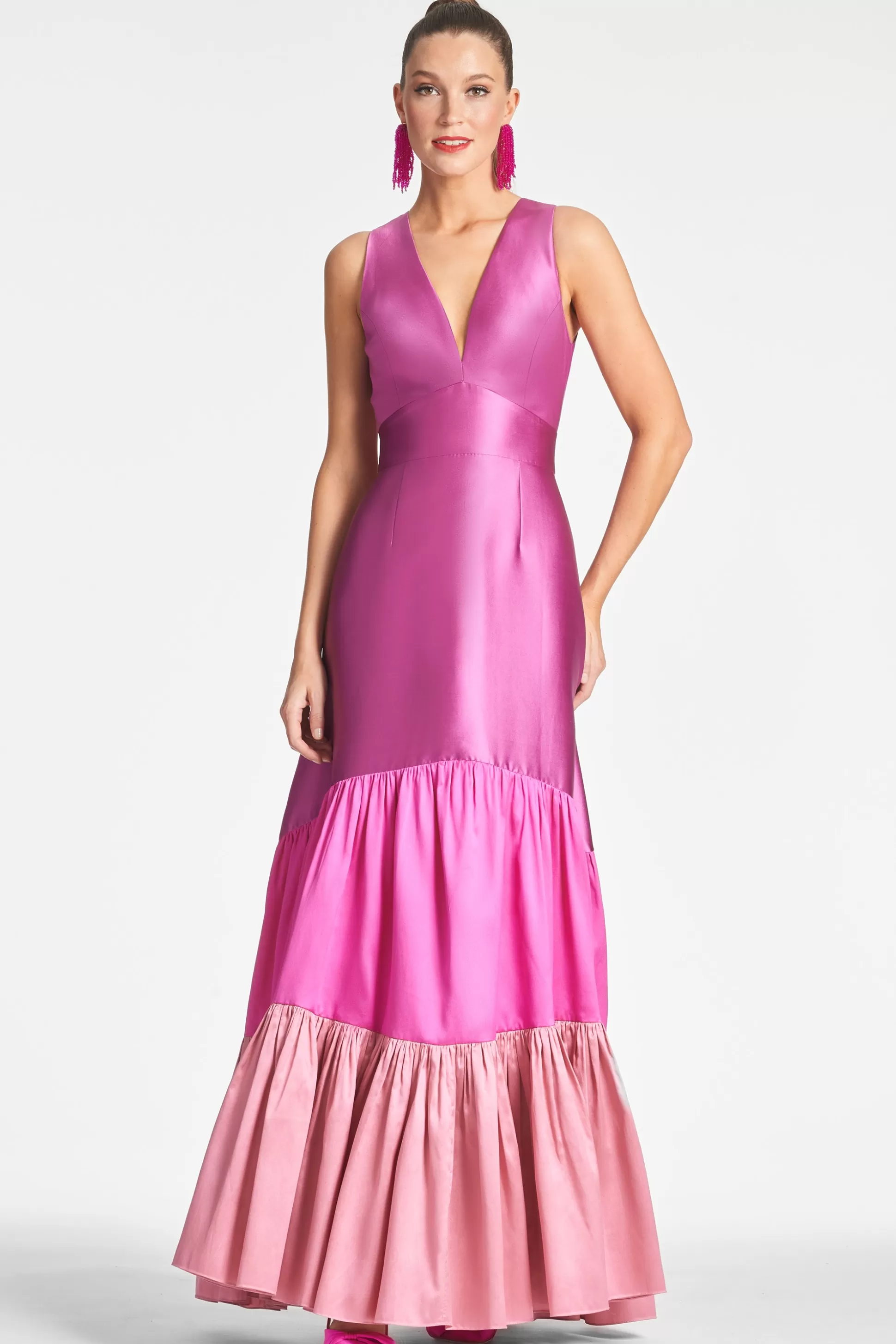 Sachin & Babi Sleeveless<Rori Gown - Fuchsia/multi