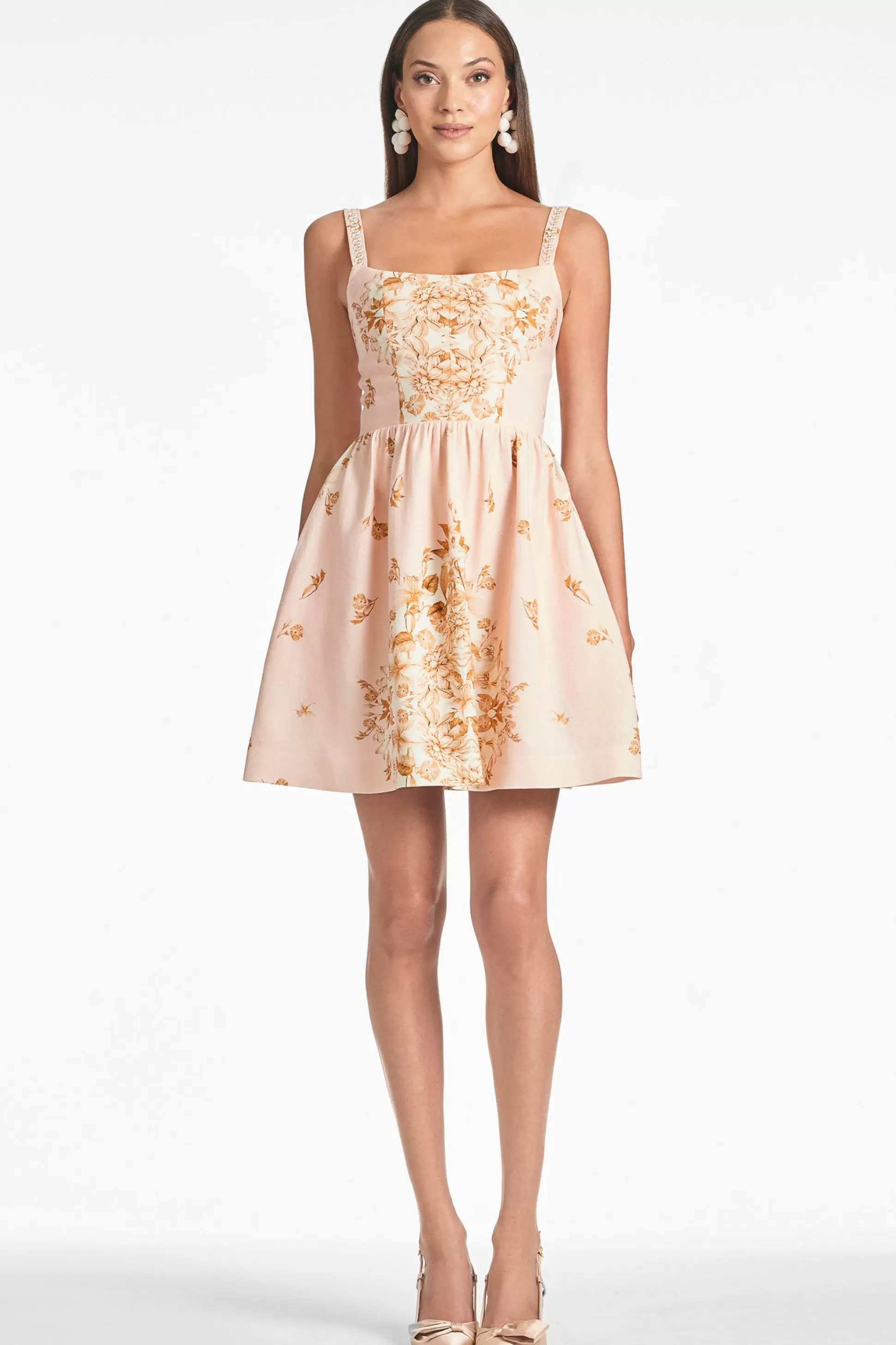 Sachin & Babi Fit & Flare | Mini<Samira Dress - Petalo Rosa Fresco Petalorosafresco