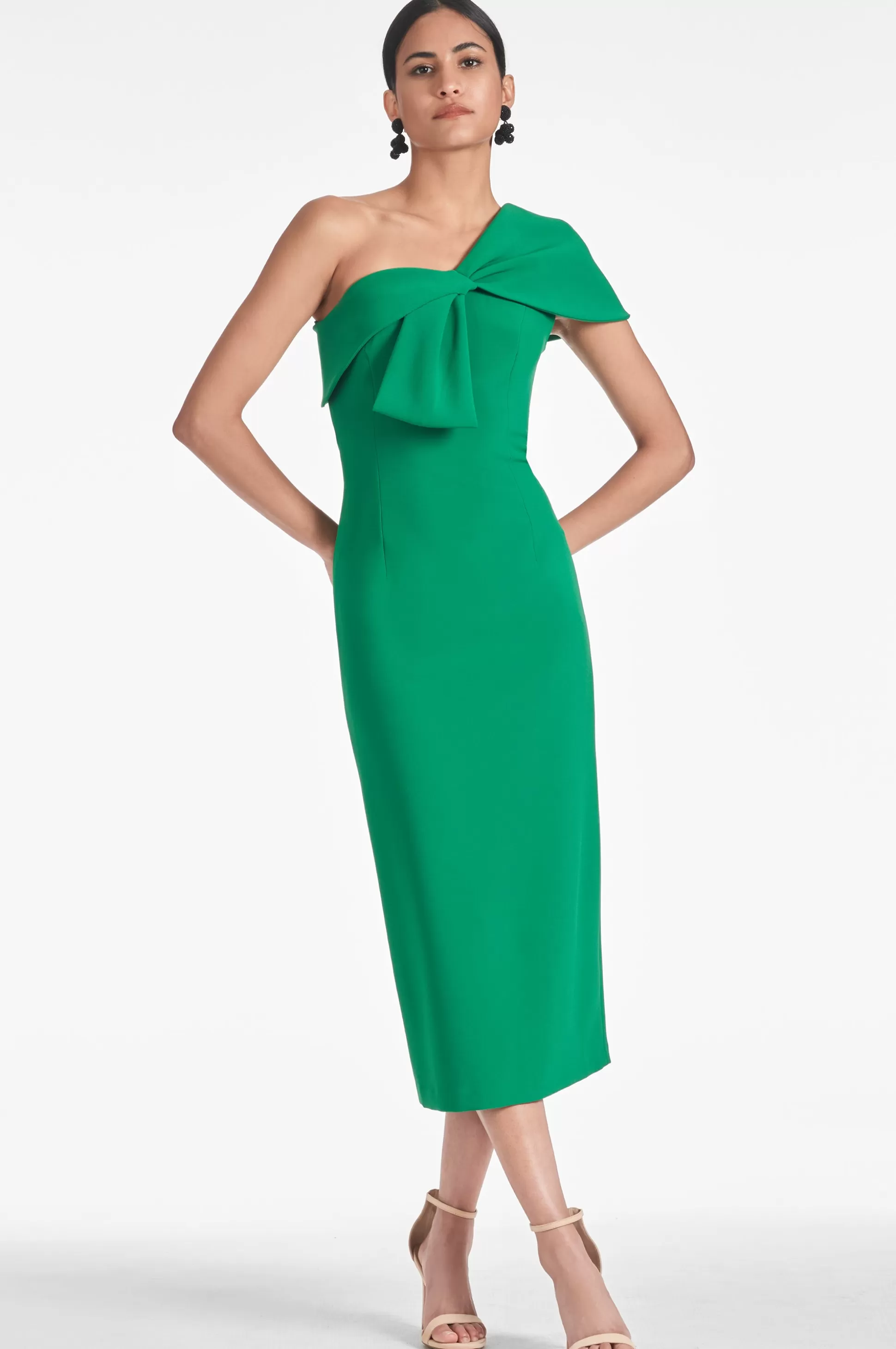 Sachin & Babi Midi<Sandra Dress - Cadmium Green Cadmiumgreen