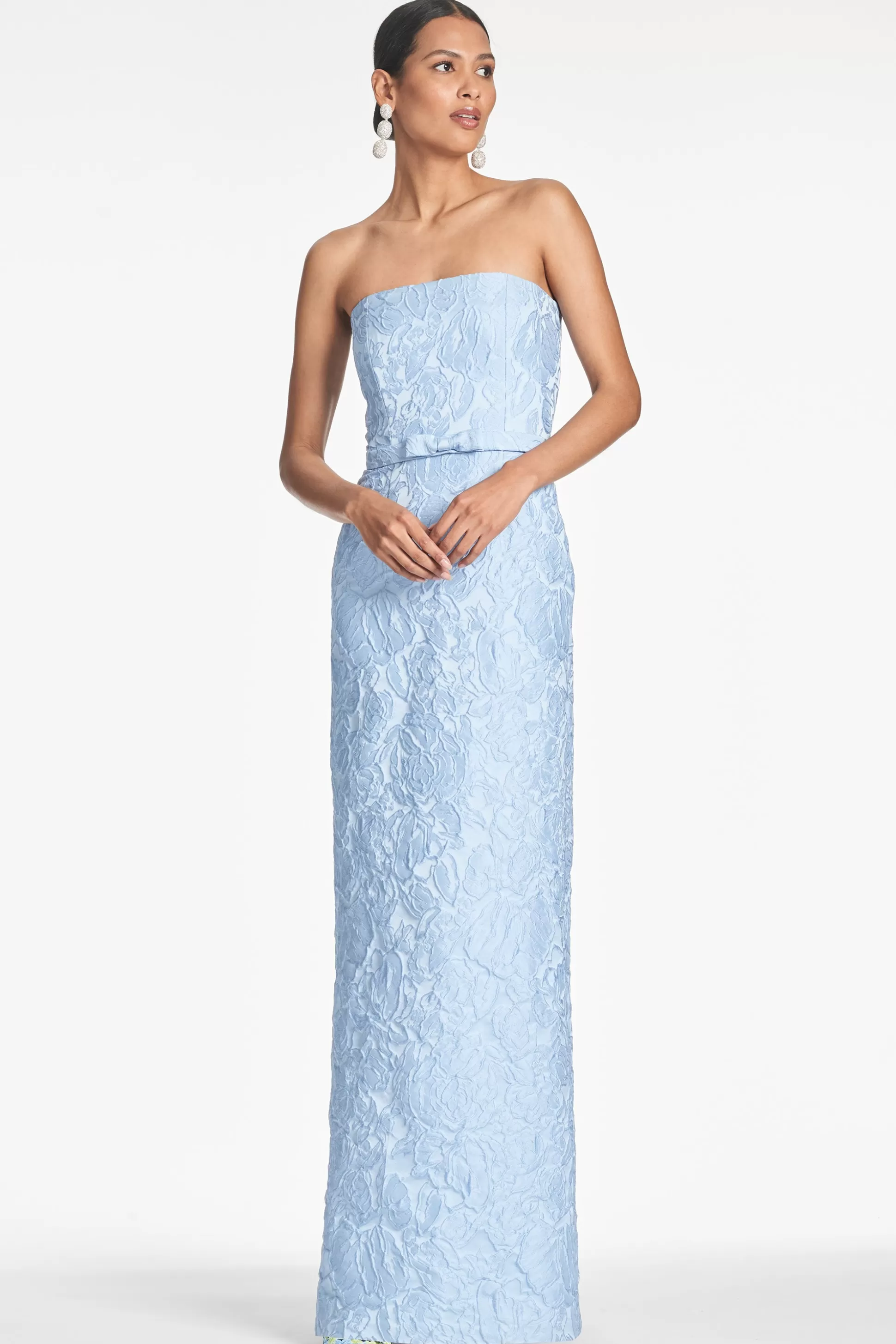 Sachin & Babi Strapless<Sophia Gown - Ice Blue Iceblue